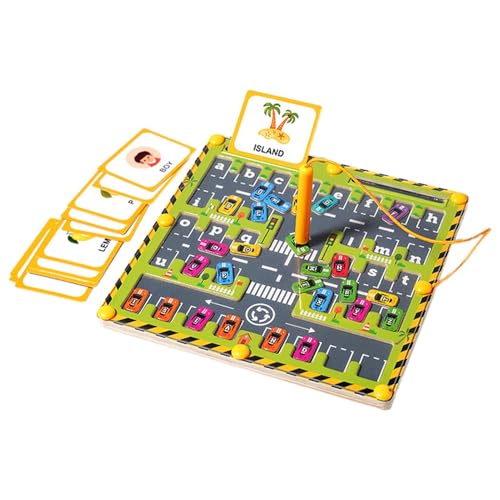 Magnetic Letter Maze, Interaktives Alphabet-Puzzle, Letter Maze Board, Lernspielzeug für Kinder, magnetisches Puzzle, Alphabet Maze Puzzle für Kinder, Lernen und Spaß von Générique