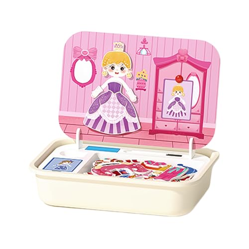 Magnetisches Puzzle – Tischspiel aus Holz, magnetisch, mit Aufbewahrungsbox – Lernspielzeug für Kindergarten, 3 – 6 Jahre, Mädchen und Magnetisches Puzzle – Tischspiel aus Holz, magnetisch, mit Aufbewahrungsbox – Lernspielzeug für Kindergarten, 3 – 6 Jahre, Mädchen und von Générique