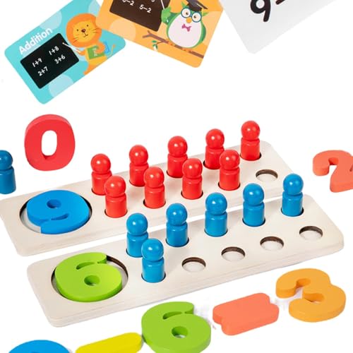 Math Games For Kids 5-7, Addition And Subtraction Games, Wood Learning Toys, Counting Toys For Kids, Math Manipulative, Preschool Learning Activities, Thanksgiving Learning Games, Educational Math von Générique