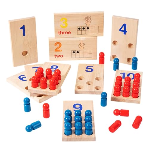 Mathematik-Spiel, Feinmotorik-Spielzeug für Mathematik, Mathematik-Spiel, Mathematik-Spiel, Mathematisches Lernspielzeug 26,6 x 15,7 x 7,8 cm / 10,47 x 6,18 x von Générique