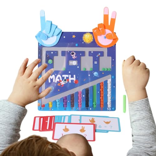 Mathematisches Spielzeug, Zählen auf den Fingern | Mathematisches Lernpuzzlebrett mit digitaler Zählung – frühes Lernen für den Kindergarten Mathematisches Spielzeug, Zählen auf den Fingern | Mathematisches Lernpuzzlebrett mit digitaler Zählung – frühes Lernen für den Kindergarten von Générique