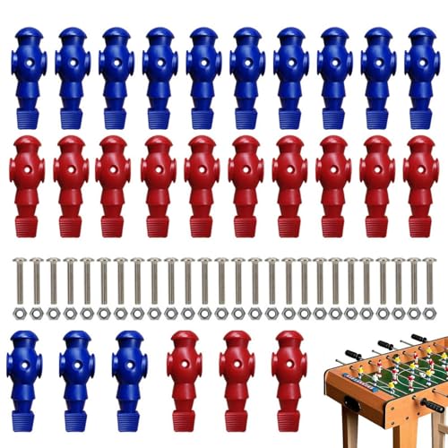 Men, Fußballfiguren, Tischfußball, Game Figuren, Zubehör, Game Components, 26 x kleine Puppenfigur, Fußball-Komponenten, Spielfigur für Fußballmaschine, Zubehör von Générique