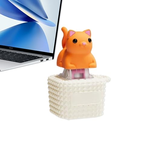 Meowing Cat Toy, wiederaufladbarer Fidget Noise Maker, 1,18 x 1,18 Zoll, tragbar, niedliches Design, interaktiver Sound für Zuhause, Schule, Studio, Reisen, Partys Meowing Cat Toy, wiederaufladbarer Fidget Noise Maker, 1,18 x 1,18 Zoll, tragbar, niedliches Design, interaktiver Sound für Zuhause, Schule, Studio, Reisen, Partys von Générique