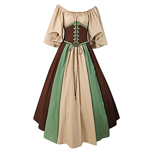 Mittelalterliches Damenkleid Halloween Maxi Große Größe viktorianisch Steampunk Gothic Vintage Kostüm Mittelalter Kostüm Verstellbar Rock Retro Langes Kleid Renaissance Große Größen Party Prinzessin Mittelalterliches Damenkleid Halloween Maxi Große Größe viktorianisch Steampunk Gothic Vintage Kostüm Mittelalter Kostüm Verstellbar Rock Retro Langes Kleid Renaissance Große Größen Party Prinzessin von Générique