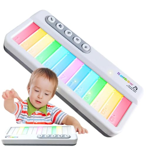 Musical Piano Toy, Multifunctional Piano with Lights, Portable Electronic Instrument, Interactive Musical Instruments, Fun & Educational for Toddler & Preschoolers von Générique