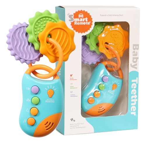 Musik-Autoschlüssel – Fernschlüssel-Simulation mit Soundeffekten und blinkenden Lichtern | Sensorisches Spielzeug für Kleinkinder, Lernspiele, Baby-Glücksschlüssel, Geburtstagsgeschenk Musik-Autoschlüssel – Fernschlüssel-Simulation mit Soundeffekten und blinkenden Lichtern | Sensorisches Spielzeug für Kleinkinder, Lernspiele, Baby-Glücksschlüssel, Geburtstagsgeschenk von Générique
