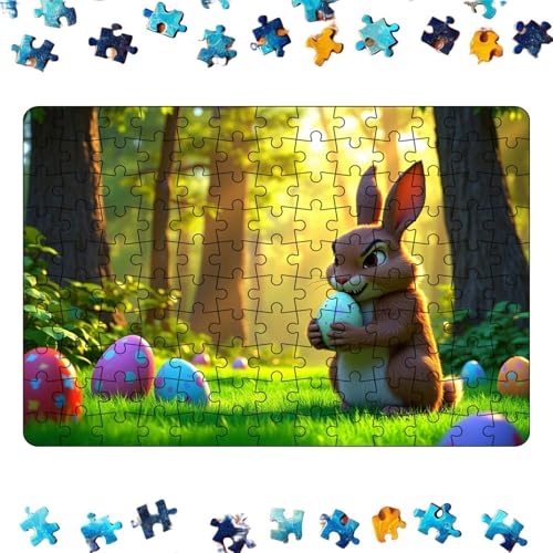 Niedliches Osterei-Puzzle – Osterhasen-Puzzle | Osterhasen-Puzzle 30 x 21 x 1 cm, lustiges Osterzubehör, einzigartiges Kaninchenmusterbild, Osterpuzzle, Innendekoration Niedliches Osterei-Puzzle – Osterhasen-Puzzle | Osterhasen-Puzzle 30 x 21 x 1 cm, lustiges Osterzubehör, einzigartiges Kaninchenmusterbild, Osterpuzzle, Innendekoration von Générique