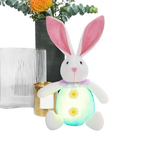 Osterhase aus Plüsch – beleuchtetes Osterhasen | LED-Nachtlicht in Hasenform, Schlafspielzeug in Tierform aus Plüsch, Schreibtischdekoration für Ostern Osterhase aus Plüsch – beleuchtetes Osterhasen | LED-Nachtlicht in Hasenform, Schlafspielzeug in Tierform aus Plüsch, Schreibtischdekoration für Ostern von Générique