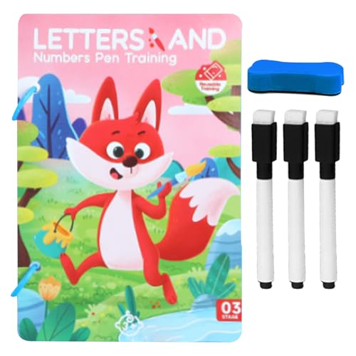 Pen Control Training Cards, Early Learning Game Set, Handwriting Practice Tool, Interactive Fine Motor Skill Development for Home, School, Preschool Activity, 8,27 x 4,92 x 1,18 Zoll Pen Control Training Cards, Early Learning Game Set, Handwriting Practice Tool, Interactive Fine Motor Skill Development for Home, School, Preschool Activity, 8,27 x 4,92 x 1,18 Zoll von Générique
