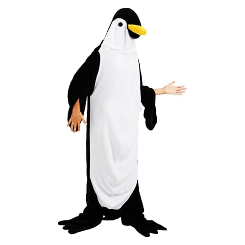 Penguin Strampler Kostüm – Overall Relaxo Kostuem Frauen | Strampler für Erwachsene | Männer Pyjama Fasching Halloween Pyjamas Cosplay Karneval Erwachsene – Stück | Pyjama Erwachsene, mehrfarbig, 80 Penguin Strampler Kostüm – Overall Relaxo Kostuem Frauen | Strampler für Erwachsene | Männer Pyjama Fasching Halloween Pyjamas Cosplay Karneval Erwachsene – Stück | Pyjama Erwachsene, mehrfarbig, 80 von Générique