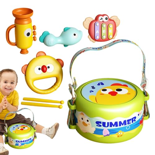 Percussion Instrument Music Drum Set, 6-teiliges Lernspielzeug für Kinder, Preschool Musical Toys for Early Learning, Birthday, New Year, Christmas and Easter Celebrations von Générique