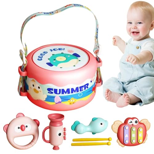 Percussion Music Drum, Educational Kids Drums, Preschool Musical Toy, Child Rhythm Instrument, 18 x 12 x 10 x 11 cm, Making It a Great Tool for Early Childhood Development von Générique