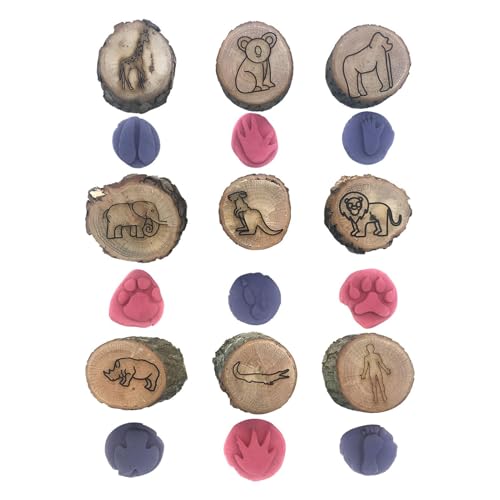 Pfotenabdruckstempel, Tierpfotenabdruck, Stempel für kleine Tiere, Bastelstempel, Holzstempel, Kunstdrucke, kreative Abdruckstempel für , Faden Pfotenabdruckstempel, Tierpfotenabdruck, Stempel für kleine Tiere, Bastelstempel, Holzstempel, Kunstdrucke, kreative Abdruckstempel für , Faden von Générique