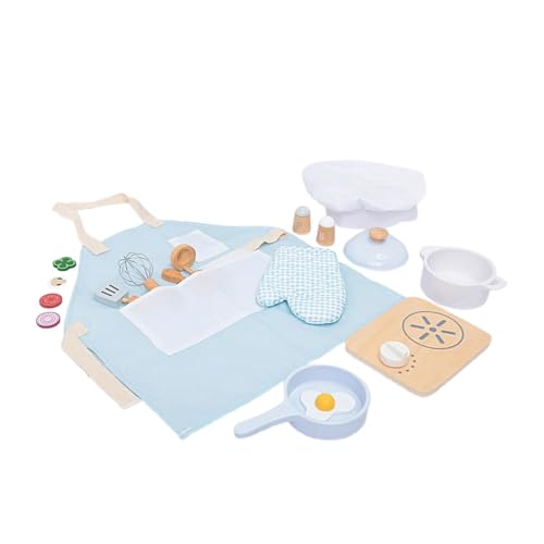 Play Kitchen Zubehör, Lernspielzeug Küche, Pretend Cooking Play Set, Toddler Pretend Play Set, Küchenspiel-Set für 21,5 x 17 x 10 cm / 8,46 x 6,69 x 3,94 Zoll für und Mädchen, Alter ab 3 Jahren von Générique