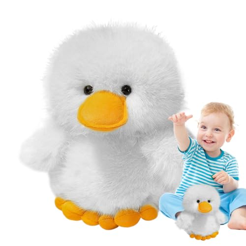 Plüschente, Plüschente für | weiches und niedliches gelbes Entenplüschspielzeug mit frittiertem Haar, 24 cm, Kuschelspielzeug für Tierpartys, Preis von Générique