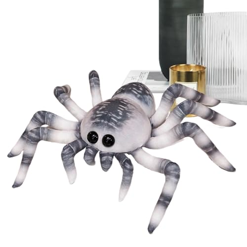 Plüschtier Spinne, weiche Spinnenpuppen, 11 Zoll Plüsch-Spinnentiere, Furry Spider Pranks Spoof Stuff Toys, Spielzeuge, Heimdekoration für a von Générique