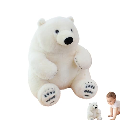 Polar Bear Stuffed, Cartoon Animal Toy, Huggable Polar Bear, Soft Plush Pillow, Kids Polar Bear, Stuffed Animal Plush, Collectible Polar Bear, Polar Bear Pillow, Plush Animal Doll, Cute Polar Bear, von Générique