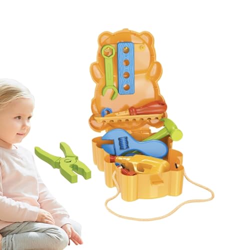 Pretend Role Play Toys Role Playing Game Set Bau Theme Pretend Set Doctor Role Play Toy Set Carrying Backpack Role Play Set Pretend Play Set for Kids Kindergarten Role Play Game Konstruktion von Générique