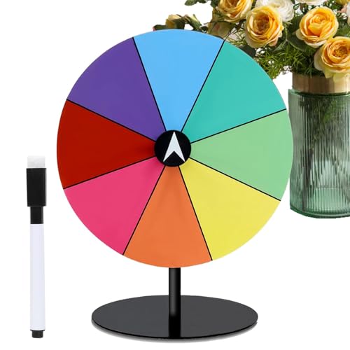 Prize Wheel – Dry Erase Colorful Game Spinner for Graduation | Spin Tabletop Fortune Prize Wheel with Stand | Doodle Game Colorful Dry Erase | Housewarming, New Year, Wedding, Karneval, Party Prize Wheel – Dry Erase Colorful Game Spinner for Graduation | Spin Tabletop Fortune Prize Wheel with Stand | Doodle Game Colorful Dry Erase | Housewarming, New Year, Wedding, Karneval, Party von Générique