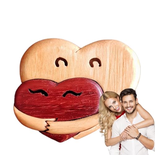 Puzzle aus Herzholz | Puzzle-Ornamente aus Holz | Herzpuzzle warm | Kuscheln und Liebe Herz Ornamente Dekoration | Tiny Hug Tokens besonderes Geschenk zum Halten | Skulptur Puzzle aus Herzholz | Puzzle-Ornamente aus Holz | Herzpuzzle warm | Kuscheln und Liebe Herz Ornamente Dekoration | Tiny Hug Tokens besonderes Geschenk zum Halten | Skulptur von Générique