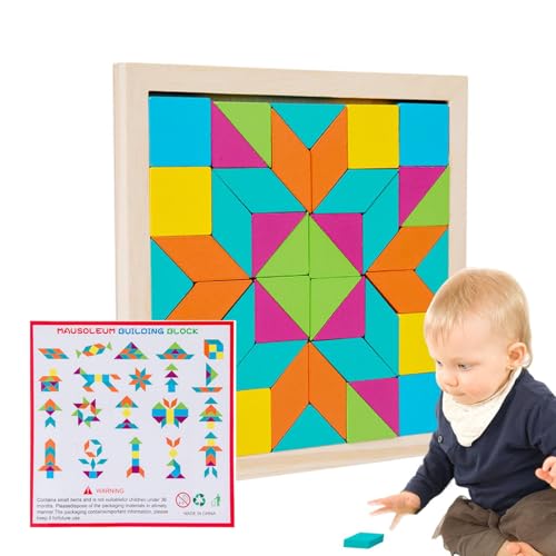 Puzzleblöcke aus Holz | Kreatives Puzzle aus Holzmotiven | frühes Lernspielzeug für Jugendliche, und Mädchen, für die Schule zu Hause Puzzleblöcke aus Holz | Kreatives Puzzle aus Holzmotiven | frühes Lernspielzeug für Jugendliche, und Mädchen, für die Schule zu Hause von Générique
