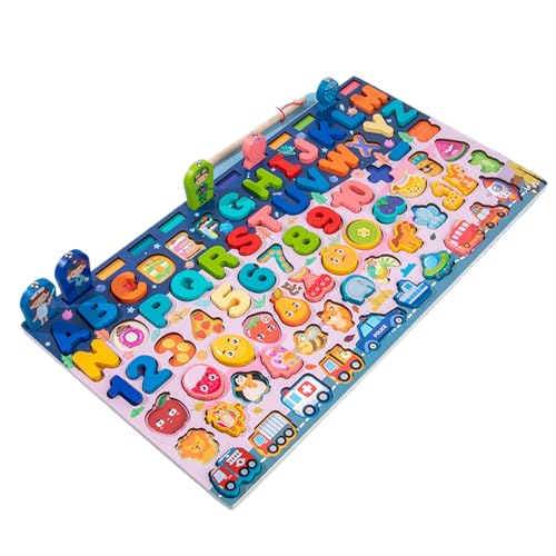 Puzzles für Kleinkinder – Holzpuzzles für Kleinkinder | Alphabet und Zahlenabgleichsspiel | Vorschul-Lernspielzeug, lustiges Alphabet-Spiel für La Ma Puzzles für Kleinkinder – Holzpuzzles für Kleinkinder | Alphabet und Zahlenabgleichsspiel | Vorschul-Lernspielzeug, lustiges Alphabet-Spiel für La Ma von Générique