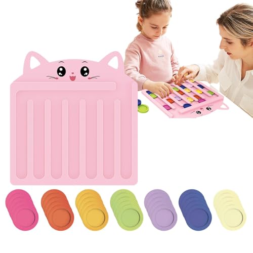 Puzzlespielzeug in verschiedenen Farben – Puzzlespiel in niedlicher Cartoon-Katzenform, Lernspielzeug für die Vorschule | Leuchtende Farbe, Lernbrett für Kinder, kreative Aktivität Montess Puzzlespielzeug in verschiedenen Farben – Puzzlespiel in niedlicher Cartoon-Katzenform, Lernspielzeug für die Vorschule | Leuchtende Farbe, Lernbrett für Kinder, kreative Aktivität Montess von Générique