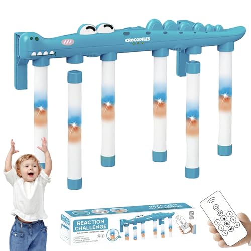 Reflexspiel mit Stock – Reflextraining mit herunterfallenden Stäben – Sport-Spielzeug mit einstellbarer Geschwindigkeit mit Fernbedienung für Fitnessstudio zu Hause Reflexspiel mit Stock – Reflextraining mit herunterfallenden Stäben – Sport-Spielzeug mit einstellbarer Geschwindigkeit mit Fernbedienung für Fitnessstudio zu Hause von Générique