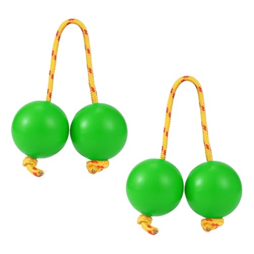 Rhythmic Ball Instrument, African Shaker Percussion Tool, 5 cm Double Gourd Hand Balls, Abs Musical Rhythm Egg Shaker, Festival Music Instrument für Drum Kreise, Hochzeiten von Générique