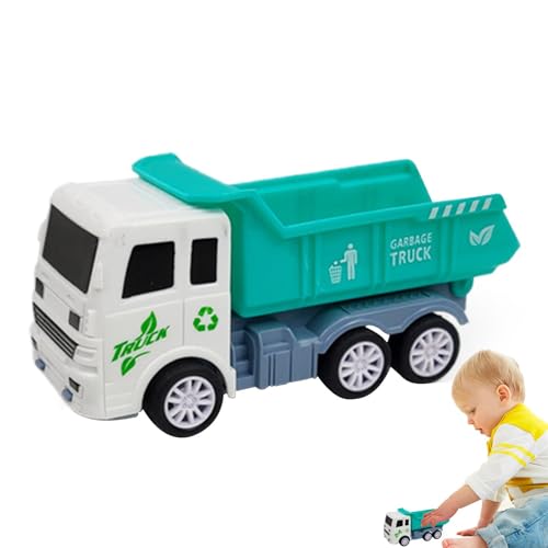 Sanitär Truck Toy, Pull Back Car, Inertia Vehicle Toy, Fine Motor Skill Toys, Early Educational Toys, Garbage Truck Toy for Boys and Girls, Educational Toy for 3-Year-Olds, Inertia Pull Becken von Générique