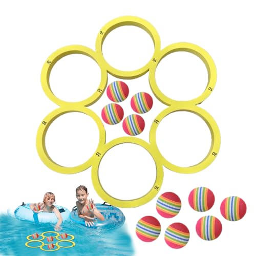 Schwimmendes Wurfspielzeug für Pool | Schwimmende Spielbälle für Erwachsene und | leichtes Spielset für Geburtstag und Party, Schwimmzubehör Schwimmendes Wurfspielzeug für Pool | Schwimmende Spielbälle für Erwachsene und | leichtes Spielset für Geburtstag und Party, Schwimmzubehör von Générique