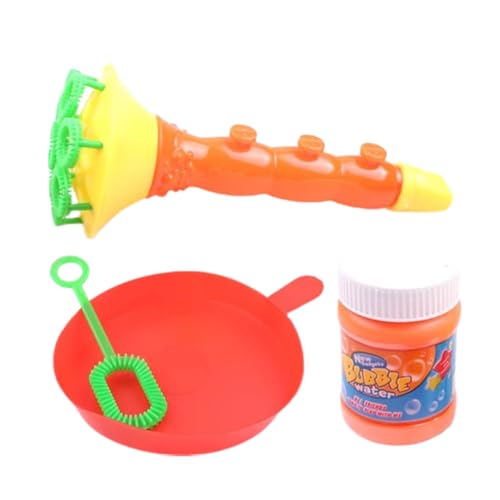 Seifenblasen-Gebläse, tragbar, Seifenblasenstäbe, inspiriert von Musikinstrumenten, Saxophon-Trompete, Lernspielzeug von Blasenbläsern von Générique