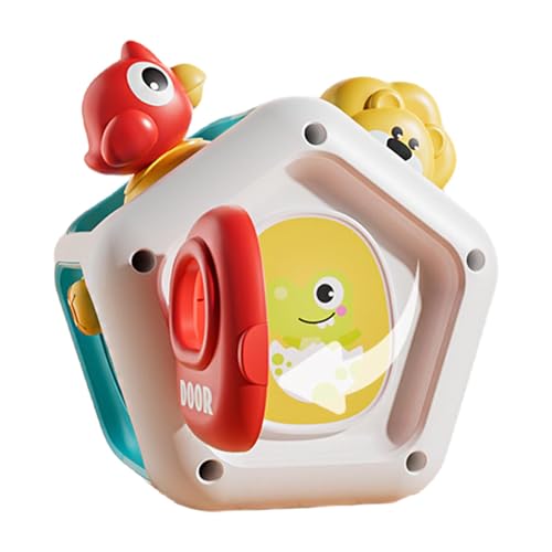 Sensory Busy Cube Toy | Engaging Busy Cube | Travel Friendly Early Learning Activity Cube | Interactive Busy Learners Toy for Kids 6 Monate | Educational Sensory Toy for Kids von Générique