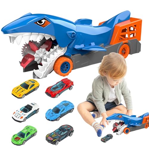 Shark Chomp Transporter, tragbar, lustiges Kinderfahrzeug, kreatives Interaktives Trucktransporter, Carrier-Spielset für Mädchen und , perfekt für Schule, Home Play von Générique