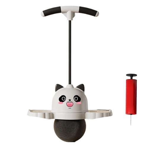 Sie springen den Ball mit dem Griff, das Ballspielzeug springt für die - Panda Hopping Stick Ball mit Griff, Hochspringspielzeug, Balance-Board Reiter mit Luftpumpe zum Vernichten von Générique