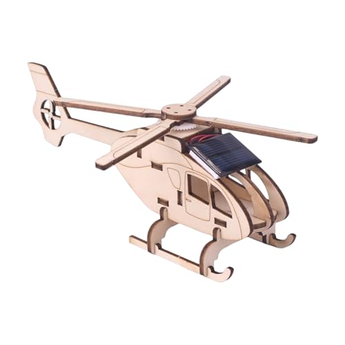 Solar Helikopter Material Set, Powered Solar Hubschrauber Kit | Holzhubschrauber Modellbausatz | Kreatives Puzzle Set, Lernspielzeug STEM Spielzeug, Wissenschaftliches Handwerk Spiel für die Solar Helikopter Material Set, Powered Solar Hubschrauber Kit | Holzhubschrauber Modellbausatz | Kreatives Puzzle Set, Lernspielzeug STEM Spielzeug, Wissenschaftliches Handwerk Spiel für die von Générique