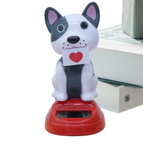 Solar tanzendes Tier, solarbetriebene tanzende Tiere, niedliche Ornamente für Armaturenbrett, Desktop-Ornament für Valentinstag, Bobblehead Tänzer-Figur für Tafeldekoration von Générique