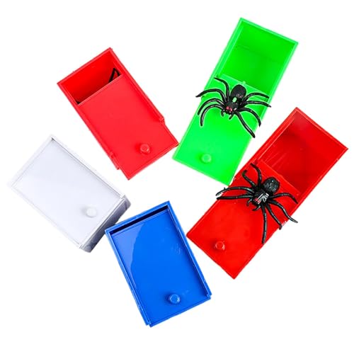 Spider Prank Box, Realistic Spider in A Box, Trick Toys Set of 5, Prank Stuff Realistic Spider, Spider Box Gag Trick, Fun Prank Trick Toy, Novelty Spider Prank, April Fool's Day Prank, Gag Toys von Générique