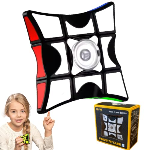 Spinner Cube 3 x 3 x 1 – befriedigendes und originelles Objekt, Würfel, Unendlichkeitswürfel, Anti-Stress-Spielzeug für Erwachsene, Büro, ideales Geschenk für Kinder, Rubiks Speed, Mini-Spiel mit von Générique