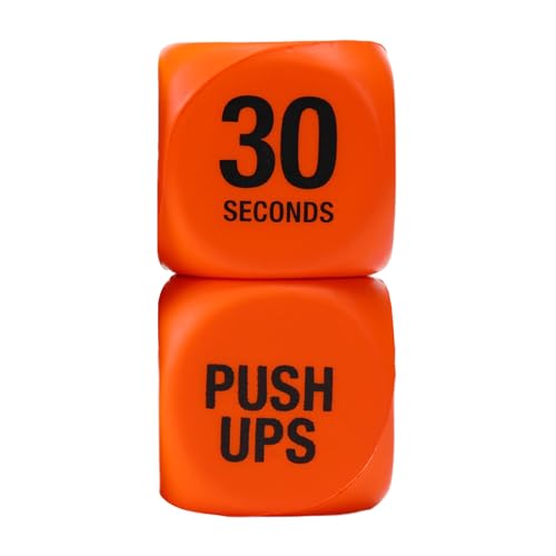 Sport-Würfel, 1 Paar Würfelspiel für zu Hause, für Damen, Zubehör für Fitness, Krafttraining, Kniebeugen, Pumpen, Sport, Jugendliche und Männer, Reisen, Zuhause, Outdoor Sport-Würfel, 1 Paar Würfelspiel für zu Hause, für Damen, Zubehör für Fitness, Krafttraining, Kniebeugen, Pumpen, Sport, Jugendliche und Männer, Reisen, Zuhause, Outdoor von Générique