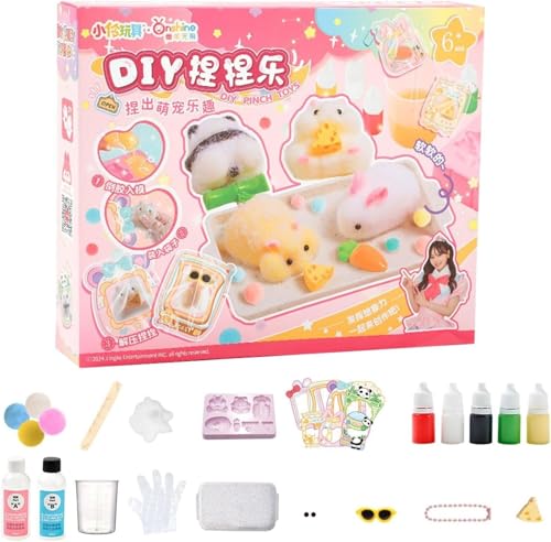 Squishy Making Set zum Zusammendrücken aus flüssigem Silikon, Spielzeug in Tierform, niedliches sensorisches Spielzeug, langsames Rückprall Squishy Making Set zum Zusammendrücken aus flüssigem Silikon, Spielzeug in Tierform, niedliches sensorisches Spielzeug, langsames Rückprall von Générique