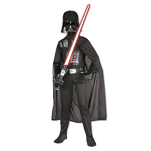 Rubie's 6410679-10000 Star Wars Darth Vader Kostüm, Jungen, Einfarbig, Mehrfarbig, 9-10 Jahre von Rubie's