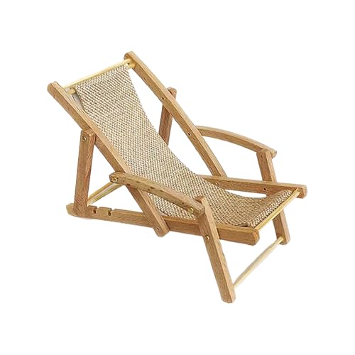Strandstuhl aus Holz, verstellbar, Miniatur-Strandstuhl | Puppenhausmöbel, kleines Wohnzimmer aus Holz, Puppenhaus-Dekorationsmöbel für Jugendliche, klein Strandstuhl aus Holz, verstellbar, Miniatur-Strandstuhl | Puppenhausmöbel, kleines Wohnzimmer aus Holz, Puppenhaus-Dekorationsmöbel für Jugendliche, klein von Générique