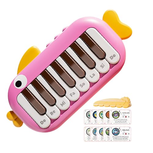 Taschenpiano, kleines Klavier, tragbares Klavierspielzeug, Keyboard für Anfänger, elektronisches Taschenpiano, kleines Musikspielzeug für Mädchen und Jungen ab 6 Monaten von Générique