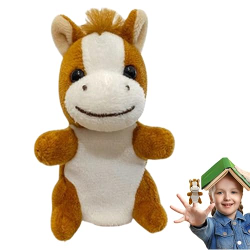 Tier-Fingerpuppe, Plüschhund, interaktive Finger-Welpen, getuftete Tiere, Storytelling Finger Puppets, Horse Finger, Plush Role Play, Christmas Finger Puppets, Birthday Ende von Générique