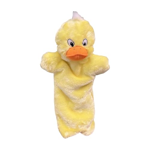 Tier-Handpuppe, Plüsch-Handpuppe, interaktives Fingerpuppenspielzeug, skin-Friendly Puppet Pet Plays für Kinder, Storytelling, Rollenspiel, Lernspielzeug, 17 x 40 cm von Générique