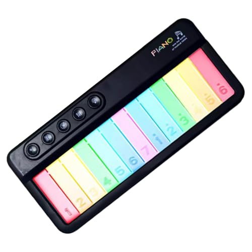 Touchscreen Kids Piano, Kids Keyboard, Kids Touch Screen Light Piano, Tragbares Musical Keyboard für Kinder, 6,89 x 2,95 x 1,18 Zoll, Lernspielzeug für und Mädchen, frühes Kind Entwicklung von Générique