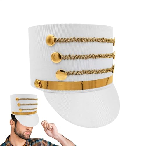 Toy Soldier Hat, Soldier Band Major Hat, Creative Cosplay Accessory Hat, Nutcracker Kostüm Hat, Toy Soldier Hut für Leistung, Soldier Band Hut für Erwachsene, Cosplay Nutcracker Hat, Gathering Kostüm von Générique