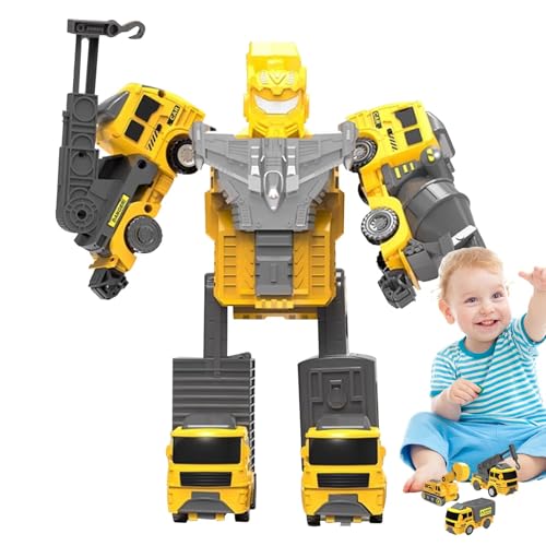 Transform Car Toy Set, Transform Vehicles, Combined Robot Take Apart Action Figuren, 24 x 16 cm 9,45 x 6,3 Zoll Auto Deformationsspielzeug für lustige Abenteuer und Roboter von Générique