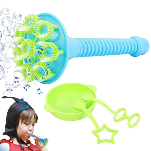 Trompete Bubble Wand Kids – Blasen für | Riesenblasenstab für den Außenbereich | Lautsprecher-Blasenbläser | Trompetenblasenbläser | Seifenblasenstäbe | Lustige Blasen von Générique